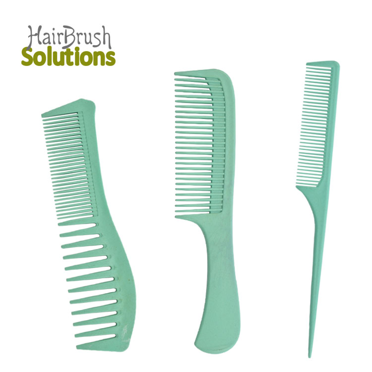 Free Sample Eco Friendly Professional New Design Pocket Size Pet Biodegradable Hot Sale Parting Comb Rat Tail comb Double