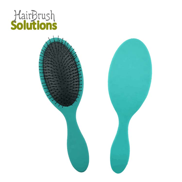 2022 OEM Wholesale Plastic Abs Oval Plastic Salon Detangler Brush Women Hair Brush
