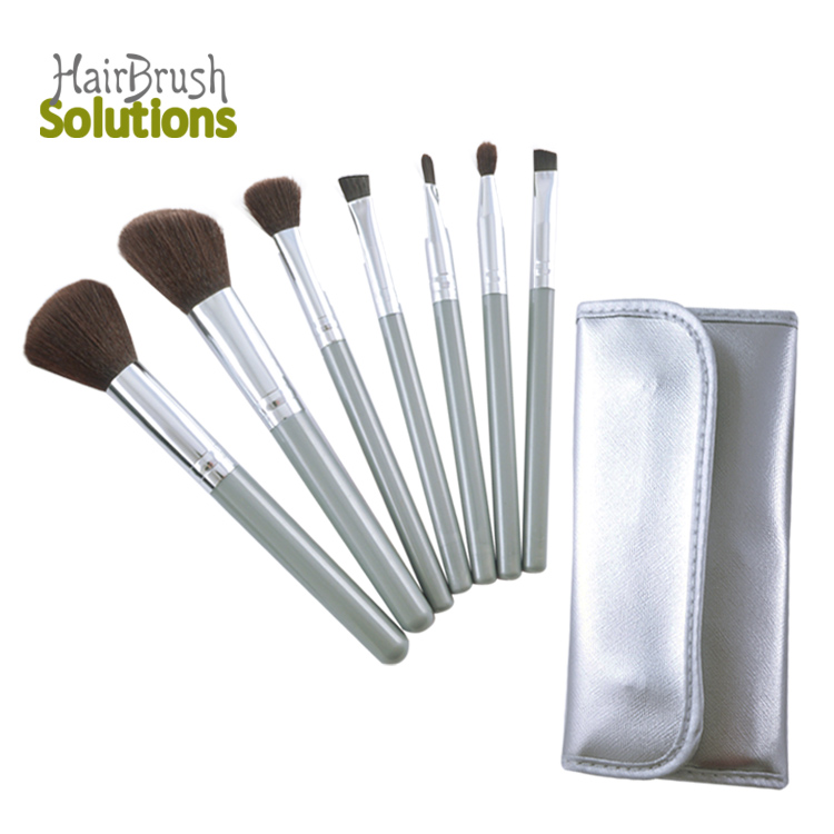 2022 New Private Label 7pcs Makeup Tools Custom Logo Cosmetic Bags Cases Mini Travel Bushes Makeup Makeup Brush Set With Bag
