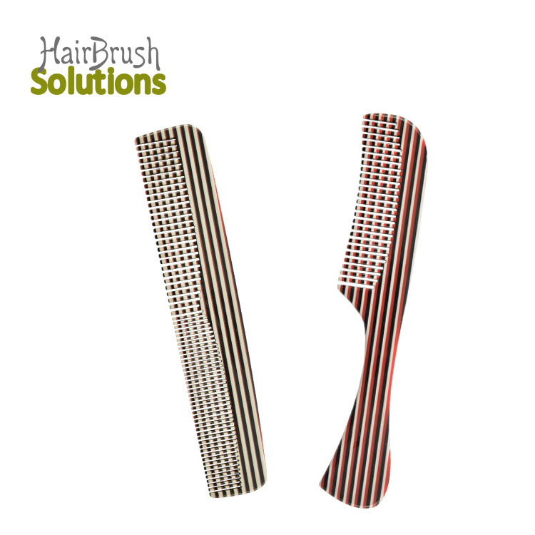 2022 4mm Luxury Thick Hair Comb Acetate Natural Private Logo Celluloid Long Cellulose Acetate Shell Combs Set