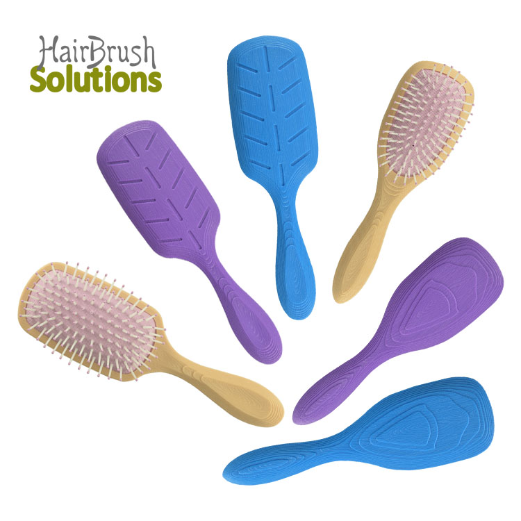 New Design Wholesale Wet Dry Logo Custom Manufacturers Cushion Portable Scalp Care Massage Plastic Hair Brushes Set Women