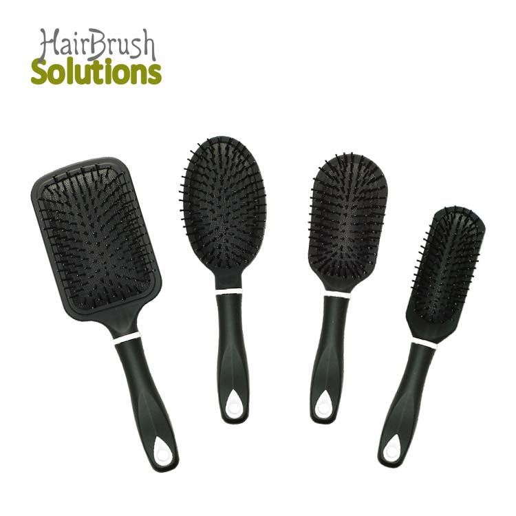 Personalised Hair Brushes Plastic Nylon Pinns Hair Salon Equipment Brushes Oval Haarborstel Detengle Hair Wig Brush With Logo