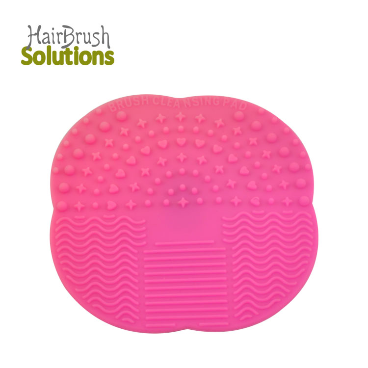Customized Packaging Cosmetics Silicon Makeup Brush Cleaning Mat Washing Brush Scrubber Board Make Up Cleaner Pad