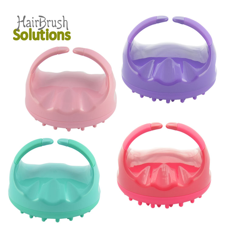 Wholesale Private Label High Quality Cleaning Detangling Silicon Easy Hold Baby Massage Scalp Foam Shampoo Brush