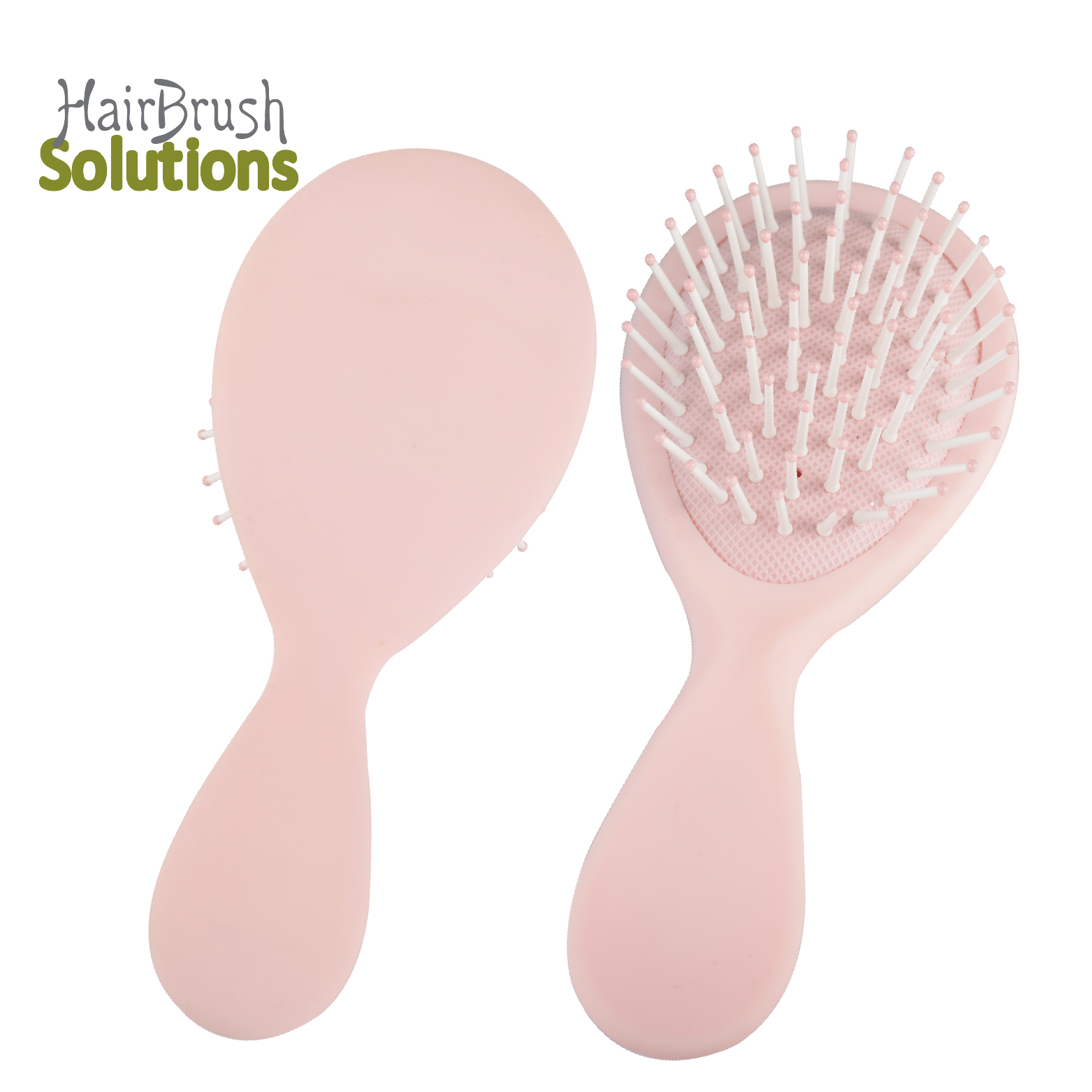 Pocket Massage Cushion Hairbrush Travel Small Nylon Bristle Hair Brush Thick Curly Hair Brush for Wet Dry Hairs