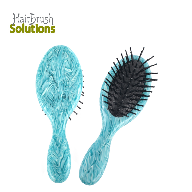 hot selling Anti-static Cellulose Acetate Hair Comb Cute Detangling Baby Mini Size Hair Brush