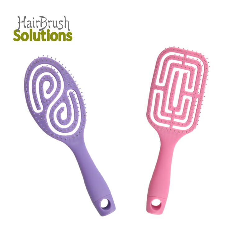 NEW Wholesale Hot Selling Custom Color Waterproof Massage Plastic Portable ABS Pink Detangling Hair Brush