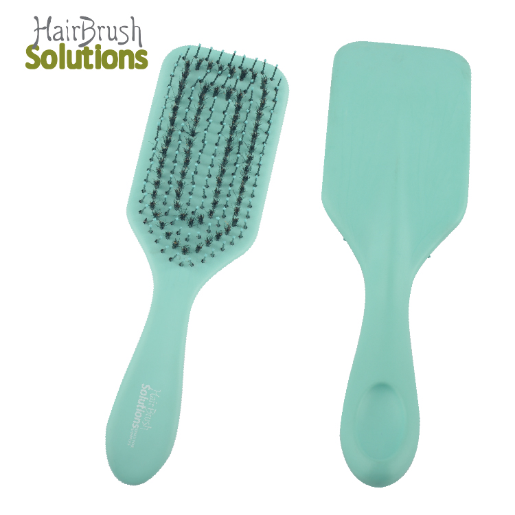 100% Eco Friendly Pla Material Biodegradable Hairbrush Oar Shape Boar Nylon Hair Brush