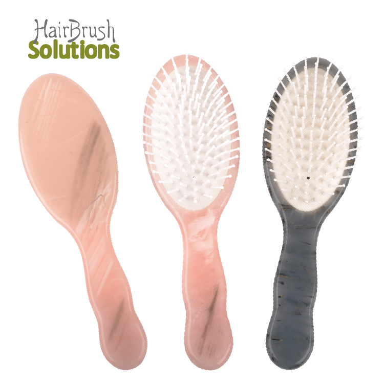 Tiktok Wholesale Customized Private Label Naturals Acrylic Hair Treatment Detangling Brush For Curly Hair