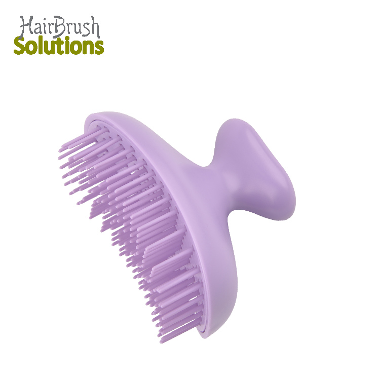 Custom Logo Scalp Hair Shampoo Brush Scalp Massager with self-clean function for Women Head Massage Hair Brush