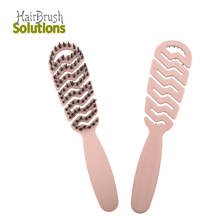 New High-End Household Styling Combs boar Bristle Hair Comb with Anti-Static Feature Plastic Handle