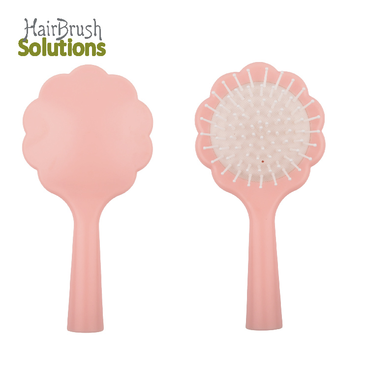 Custom Logo Flower Shape Hair Combing Brush Air Cushion Massage Brush