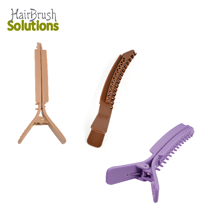 New Elegant Large Size Positioning Clip with Teeth Traceless for Women Hair Updo