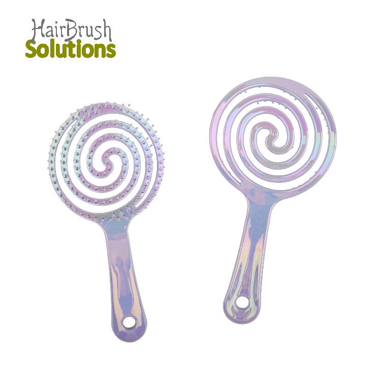 New Fashion Custom Logo Nylon ABS Wet and Dry Vent Detangling Hair Brush